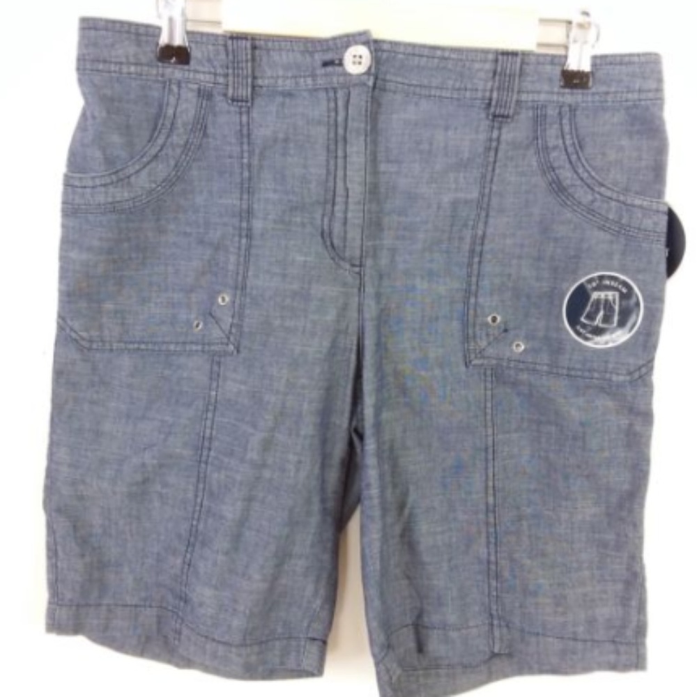 NWT! Karen Scott Chambray Shorts -15/19